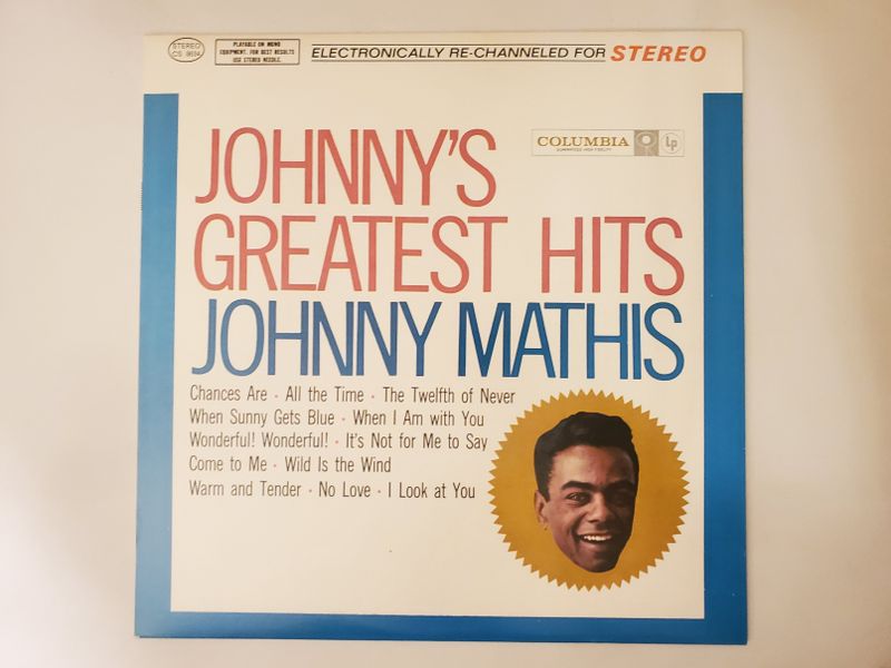 Johnny Mathis Johnny's Greatest Hits vinyl record